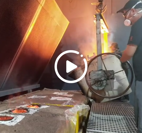 消失模(mo)鑄造澆(jiāo)築